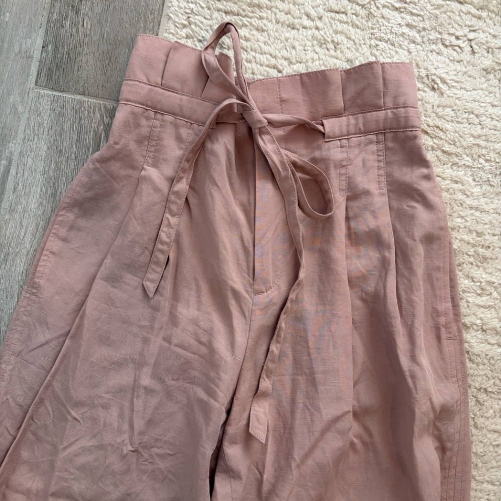 Club Monaco Anreannah Wide Leg Pants - Pink